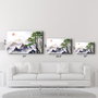Wallity Pintura Decorativa de Vidrio Templado Multicolor 35 x 55 cm